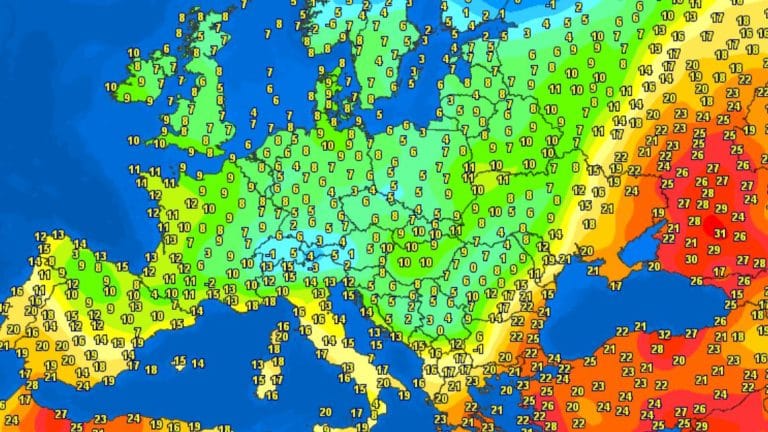 Schimbare spectaculoasă de vreme în Europa – Temperaturile au scăzut și cu peste 25 de grade într-o singură zi