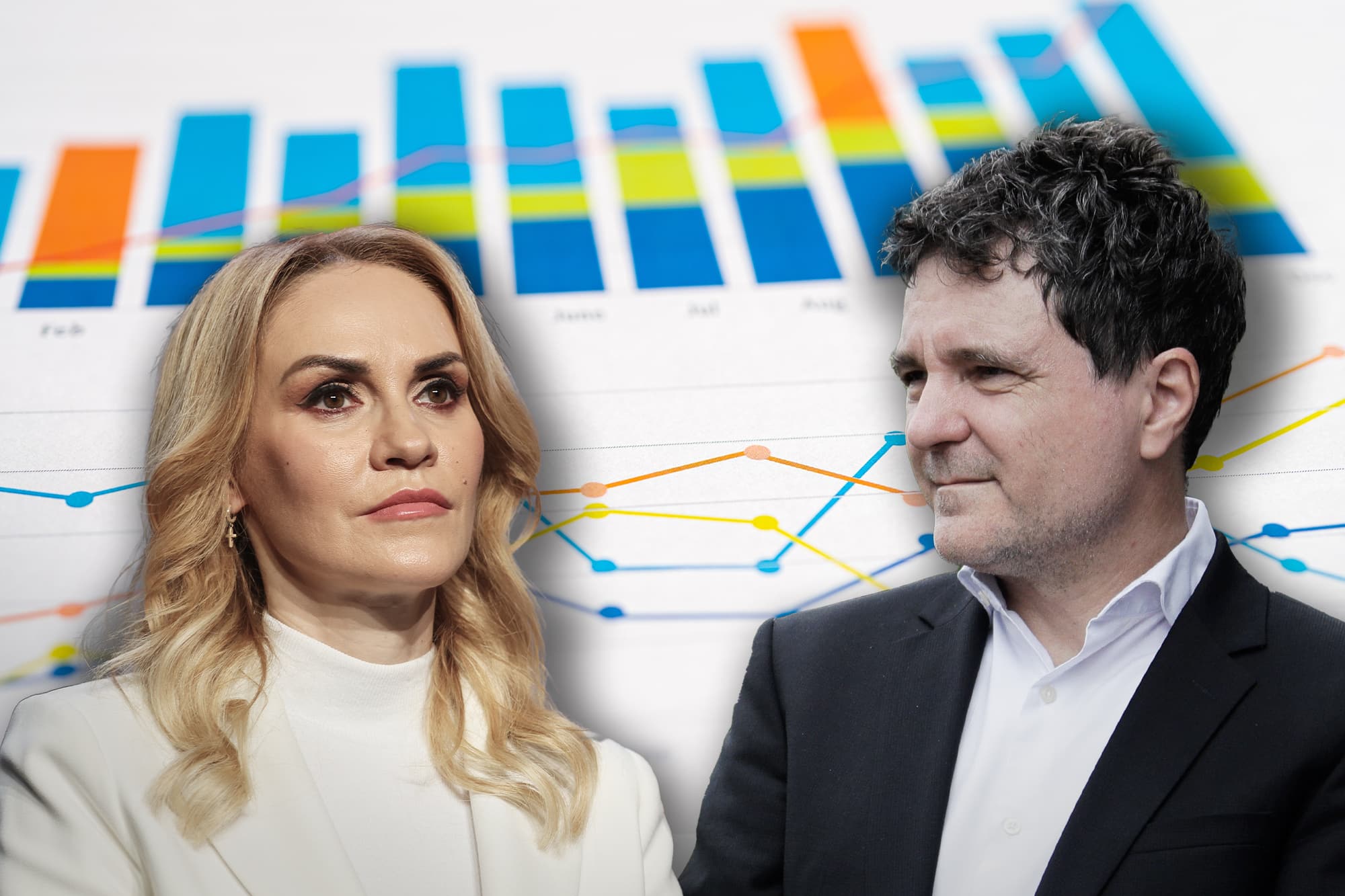 Două sondaje față în față în ultima zi de campanie. În primul câștigă Gabriela Firea, în cel de-al doilea, Nicușor Dan